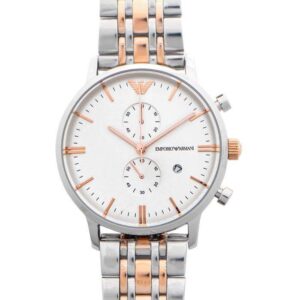 Montre Emporio Armani AR0399 bracelet double ton