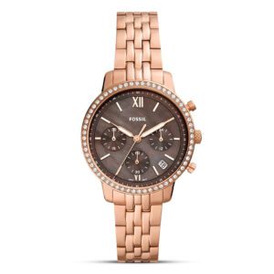 Montre Fossil ES5218 avec cadran marron et chronographe