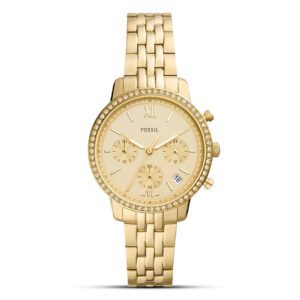 Montre Fossil ES5219 avec chronographe et bracelet en or