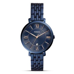 Montre Fossil ES4094 bracelet en acier bleu nuit