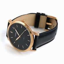 Montre Fossil FS5376 bracelet en cuir bleu nuit – Image 2