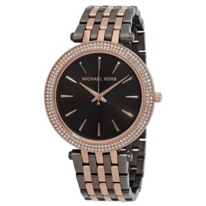 Montre Michael Kors MK3584 double ton noir marron