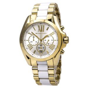 Montre Michael Kors MK5743 double ton blanc or