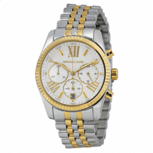 Montre Michael Kors MK5955 double ton or argente
