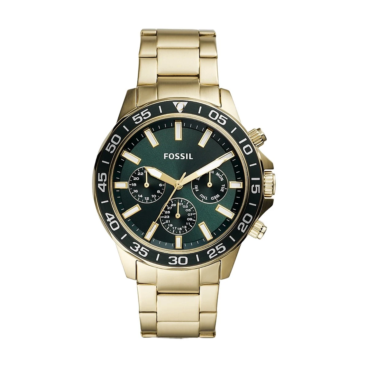 Montre Fossil BQ2493 cadran vert et chronographe