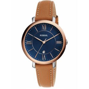 Montre Fossil ES4274 bracelet en cuir marron