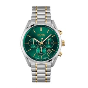 Montre Hugo Boss HB1513878 cadran vert et chronographe
