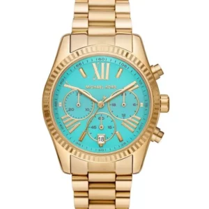 Montre Michael Kors MK7216 avec cadran vert et chronographe